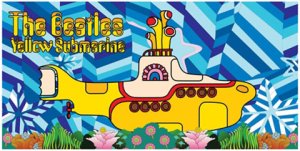 YELLOW SUBMARINE BEACH/ BATH TOWEL