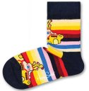 CHILD YELLOW SUB STRIPES "HAPPY SOCKS" 12-24 MO