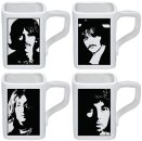 BEATLES WHITE ALBUM SQUARE MUG SET OF 4 - Last Set