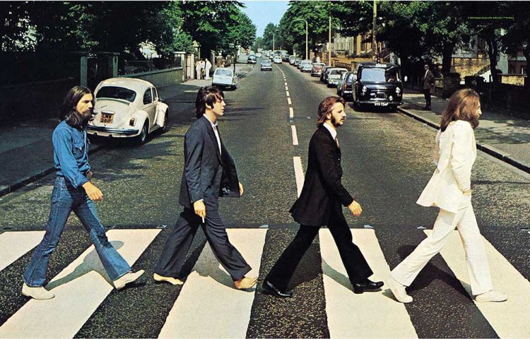 ABBEY ROAD TEXTILE POSTER - Click Image to Close