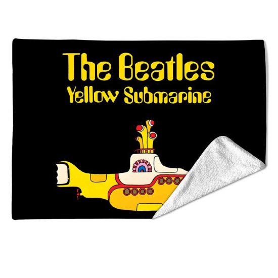 YELLOW SUBMARINE SHERPA FLEECE BLANKET (DOUBLE LAYER) - Click Image to Close