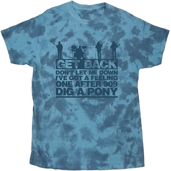 LET IT BE SONGS COLOR DIP-DYED T-SHIRT - Click Image to Close