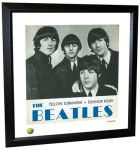 BEATLES ELEANOR RIGBY LITHOGRAPH - FRAMED