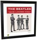 BEATLES SHE LOVES YOU (US) LITHOGRAPH - FRAMED