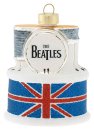 THE BEATLES DRUM SET GLASS ORNAMENT