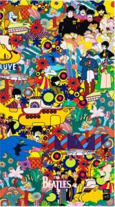 YELLOW SUBMARINE 34" x 64" BEACH TOWEL - Last Two