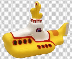 YELLOW SUBMARINE BATH TOY