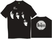 WITH THE BEATLES/DRUM LOGO BLACK TEE