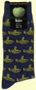 NAVY YELLOW SUB MEN'S SOCKS