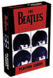 BEATLES SINGLES PLAYING CARDS - Last One