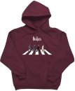 BEATLES ABBEY ROAD MAROON HOODIE