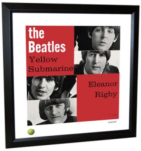 BEATLES YELLOW SUBMARINE LITHOGRAPH - FRAMED