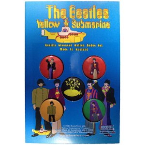 YELLOW SUBMARINE CHARACTERS 5 PIN SET