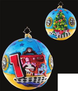 BEATLES YELLOW SUB PERISCOPE UP GLASS ORNAMENT - Last One