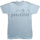 JOHN LENNON PEACE & LOVE LIGHT BLUE TEE