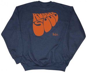 BEATLES RUBBER SOUL LOGO NAVY SWEATSHIRT