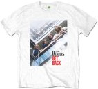 THE BEATLES GET BACK FILM COVER WHITE TEE