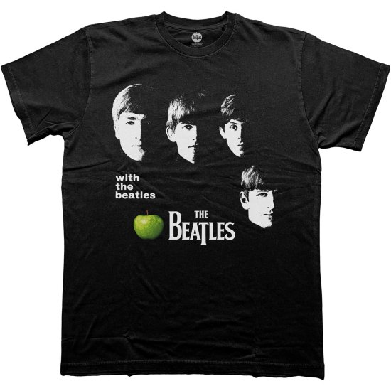 WITH THE BEATLES APPLE TEE - Click Image to Close