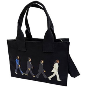 ABBEY ROAD & LOGO COTTON TOTE BAG