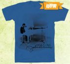 IMAGINE JOHN AT THE PIANO BLUE TEE