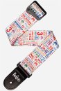 BEATLES 1964 TOUR TICKET STUB GUITAR STRAP