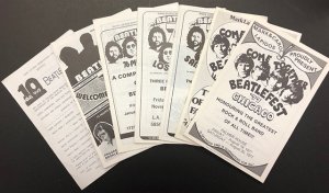 SET OF ORIGINAL BEATLEFEST PROGRAM BOOKS 1974-1977-Last 2 Sets