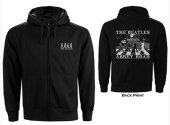 ABBEY ROAD BLACK ZIPPER HOODIE