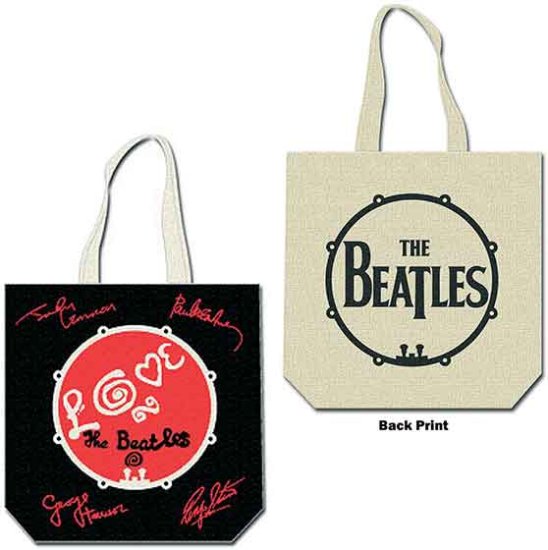 BEATLES LOVE COTTON TOTE - Click Image to Close
