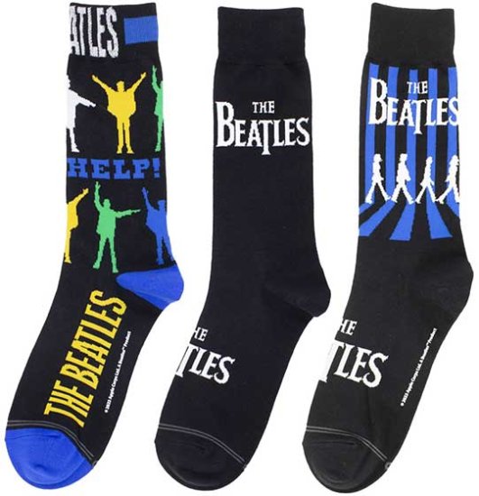 BEATLES HELP BLOCKS LINER BLACK 3 PACK - Click Image to Close