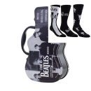 MEN'S BEATLES BBC 3 PACK GUITAR TIN SOCK BOX
