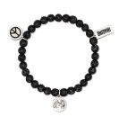 JOHN LENNON IMAGINE PEACE BEADED CHARM BRACELET - SM