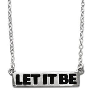LET IT BE WOMEN'S NECKLACE AND PIN SET