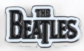 THE BEATLES BLACK LOGO PIN