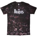 BEATLES DROP T LOGO BROWN TIE-DYE TEE