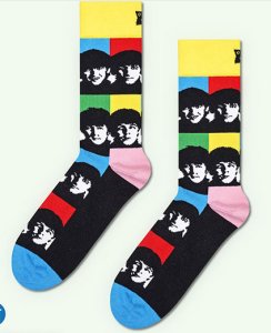 MEN'S A HARD DAY'S NIGHT IMAGES "HAPPY SOCKS"