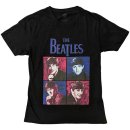 BEATLES 1964 PORTRAITS BLACK TEE