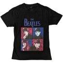 BEATLES 1964 PORTRAITS BLACK TEE