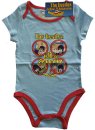 YELLOW SUB PORTHOLES BABY GROW