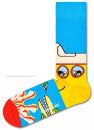 MEN'S YELLOW SUB W/PORTHOLES BLUE "HAPPY SOCKS"