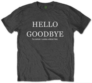 BEATLES "HELLO GOODBYE" CHARCOAL T
