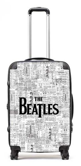 BEATLES TICKETS IN BLACK & WHITE - MEDIUM SUITCASE - Click Image to Close