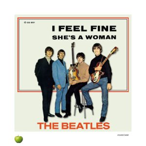 BEATLES I FEEL FINE LITHOGRAPH - UNFRAMED