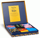 WOMEN'S YELLOW SUB COLLECTOR'S BOX 6 PK "HAPPY SOCKS"