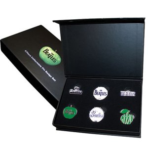 BEATLES LOGOS PIN BADGE SET