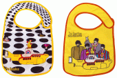 SET OF 2 YELLOW SUBMARINE BIBS