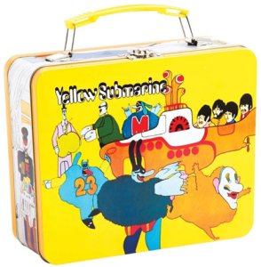 YELLOW SUBMARINE VINTAGE LARGE TIN TOTE - Last Two