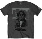 JOHN LENNON NYC SKYLINE CHARCOAL