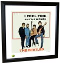 BEATLES I FEEL FINE LITHOGRAPH - FRAMED