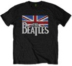 THE BEATLES DROP T LOGO/VINTAGE FLAG