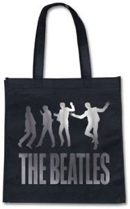 BEATLES JUMPING BLACK ECO TOTE